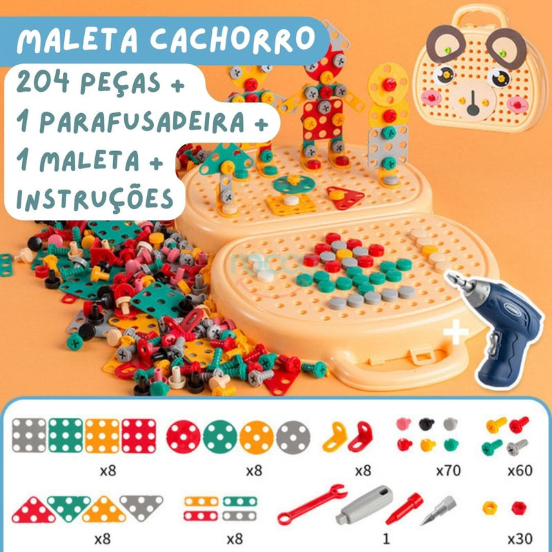 Maleta Criativa 204 peças