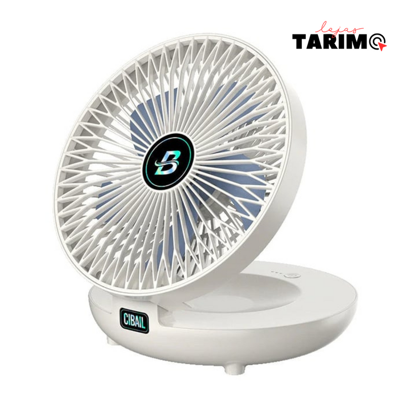 Mini Ventilador Power Fresh 3 em 1 - Dobrável, Portátil e Potente