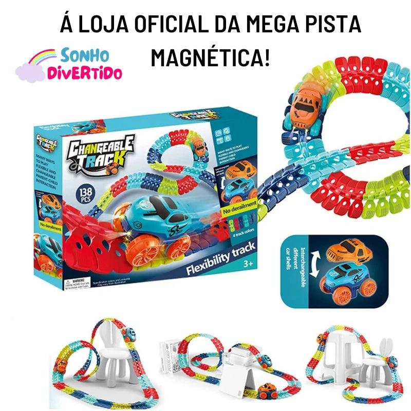 Mega Pista Magnética Changeable + Peças Personalizadas